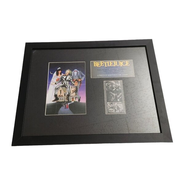 NECA Beetlejuice Limited Edition Movie Art Film Cell Art 968/3500